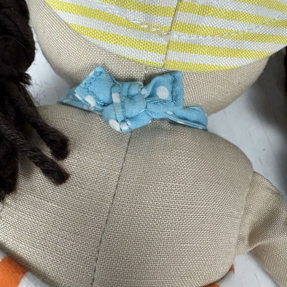 Pottery Barn Kids Designer Doll Poupee Girl Bathing Beauty Swimsuit Sun Hat 28” - Picture 13 of 14